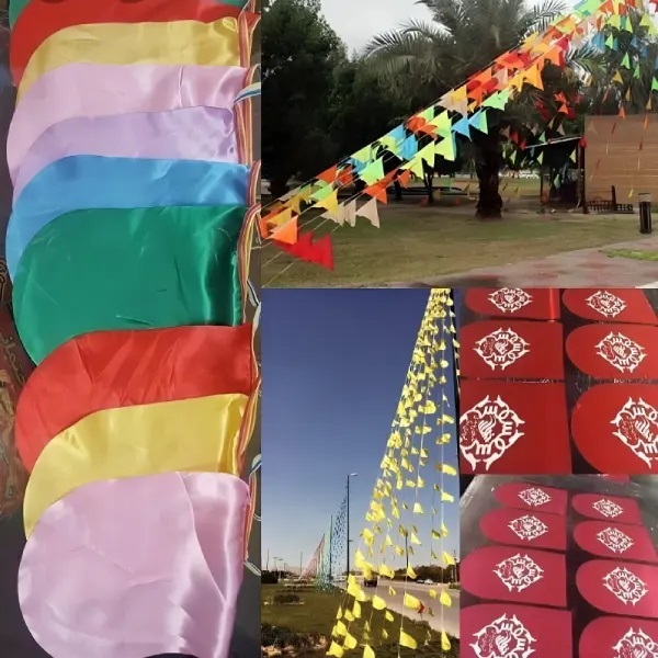 دید بالا و جلب توجه سریع پرچم تبلیغاتی