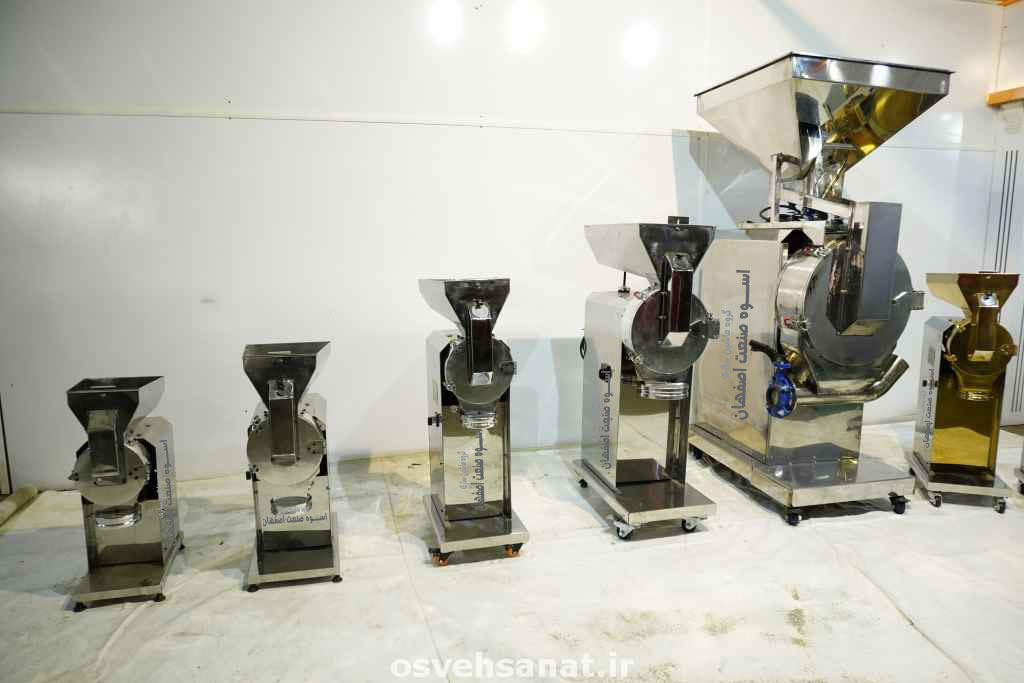 مدل دستگاه آسیاب مناسب برای هر نوع ماده