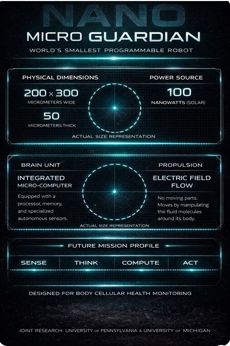 ساخت رباتی که از یک دانه نمک کوچک‌تر است