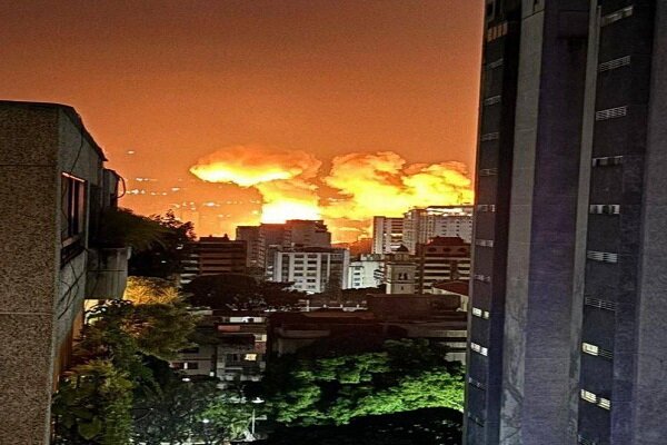 آغاز تجاوز نظامی آمریکا به ونزوئلا؛ وقوع انفجارهای شدید در کاراکاس