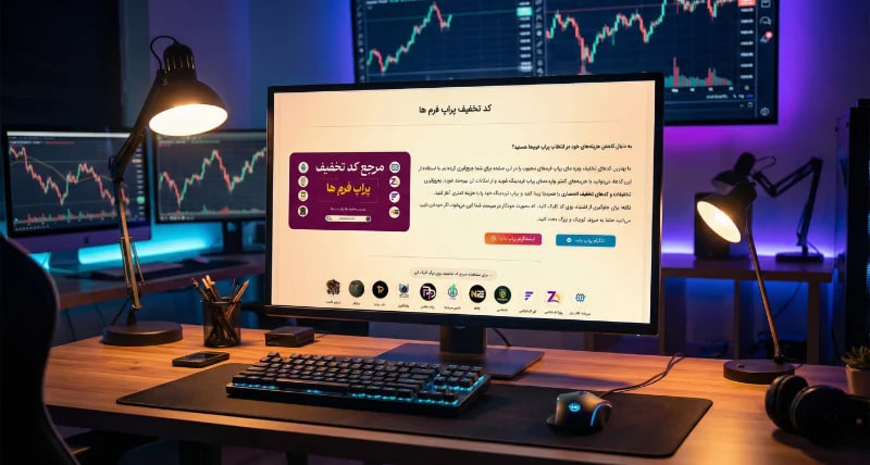 لیست جامع کد تخفیف پراپ فرم ها | چالش ارزان با پراپ یاب صفحه لیست کد تخفیف پراپ فرم ها