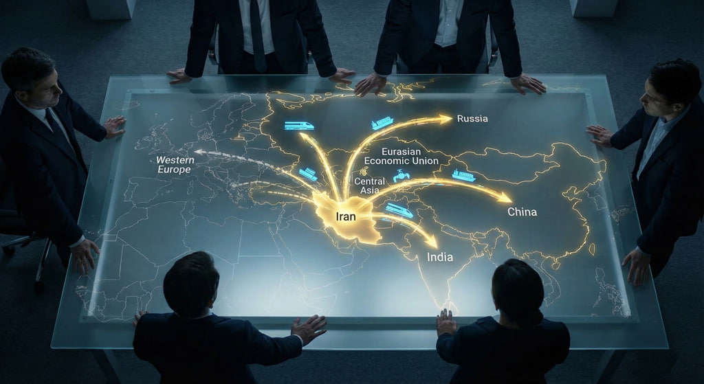 تغییر نقشه ژئوپلیتیک تجارت به سمت شرق