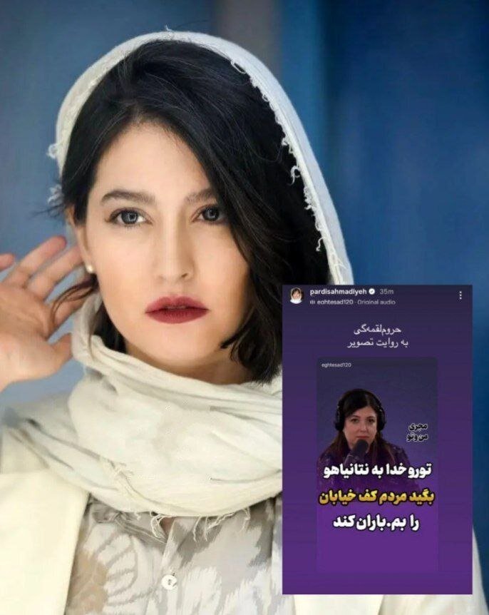 واکنش تند پردیس احمدیه به حرف‌های یک مجری شبکه فارسی‌زبان/ حرام‌لقمه‌گی به روایت تصویر