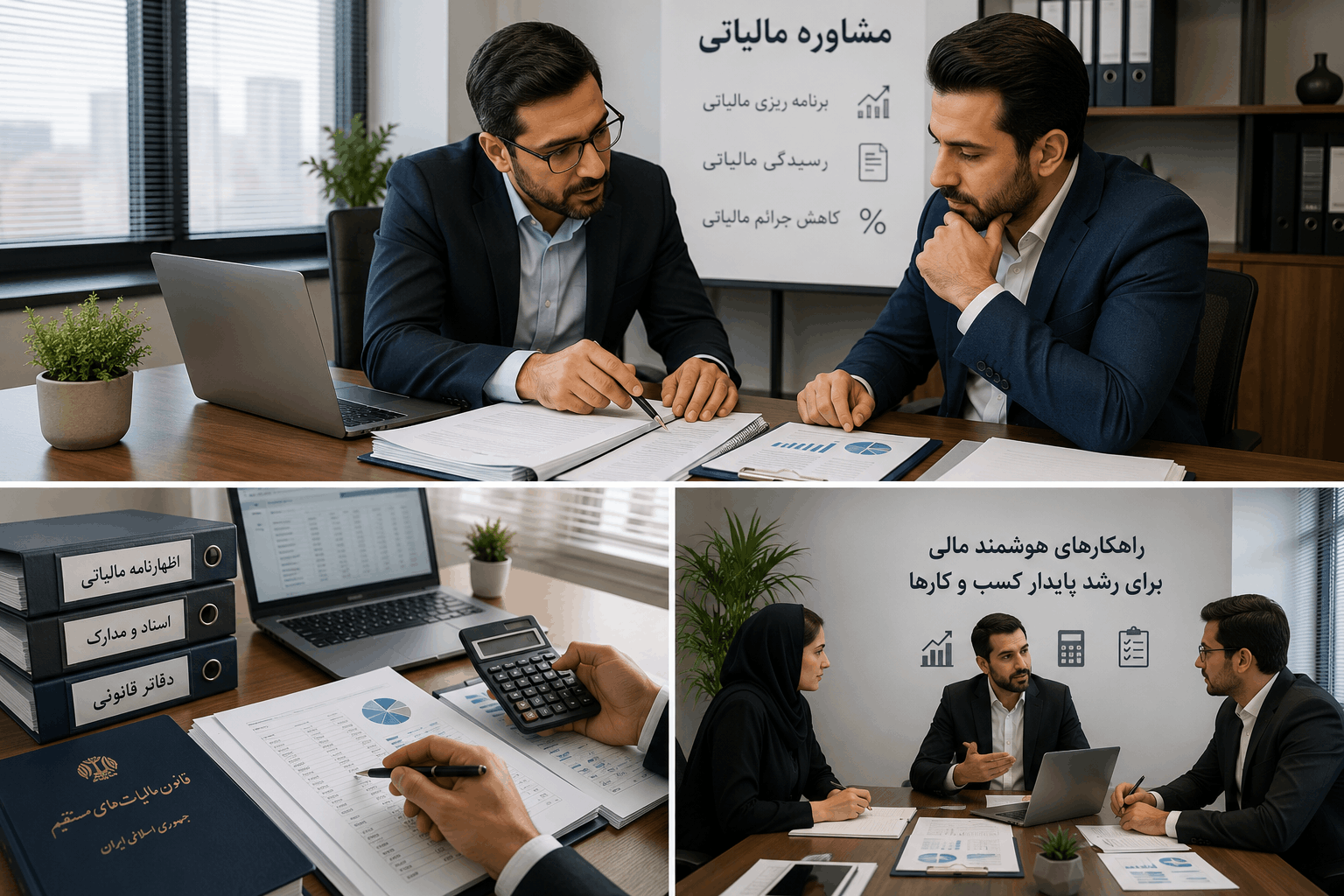 چرا کسبوکارهای موفق قبل از رسیدگی مالیاتی از مشاور مالیاتی کمک میگیرند؟ بررسی اسناد حسابداری و مالیاتی برای کاهش ریسک جرایم مالیاتی