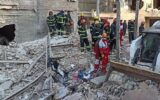 آوار ساختمان سه‌طبقه در بلوار الغدیر تهران؛ نجات ۴ مصدوم از زیر آوار