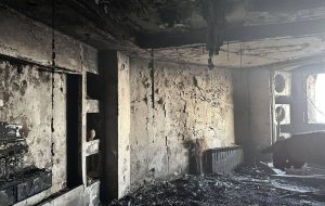 گزارش حریق در یک برج مسکونی در شهرک خرازی