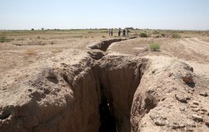 فرونشست زمین در البرز ۱۴۵ برابر استاندارد جهانی است فرونشست زمین در البرز ۱۴۵ برابر استاندارد جهانی است
