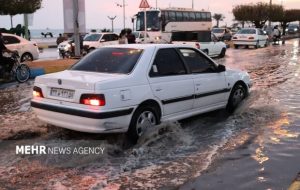 آبگرفتگی خیابان ها در دیّر آبگرفتگی خیابان ها در دیّر