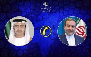 تماس تلفنی وزرای امور خارجه ایران و امارات درباره تحولات یمن