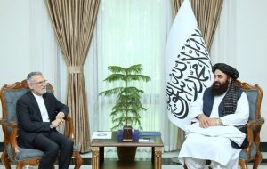 دیدار معاون وزارت امور خارجه ایران با وزیر خارجه افغانستان