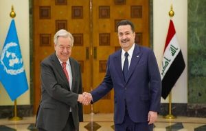 محورهای نشست خبری السودانی و گوترش در بغداد