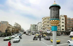 نصب پیغام جنگی در سطح شهر تهران+ عکس