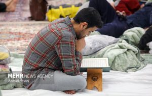 ۸۰۰خداجوی قشمی معتکف شدند