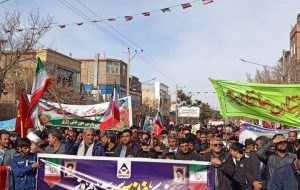 حضور پرشور مردم شهرستان مرزی خواف در راهپیمایی ۲۲ بهمن 