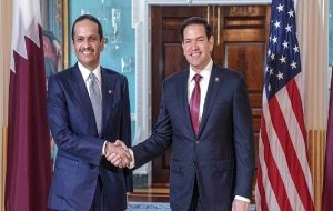 محورهای رایزنی میان وزیران خارجه قطر و آمریکا