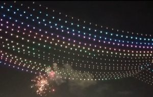 نورافشانی در شب نیمه شعبان در مشهدالرضا(ع)