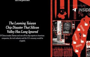 نیویورک‌تایمز: تایوان برای بقای اقتصادی آمریکا حیاتی است