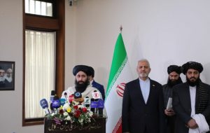 کابل و تهران بر ایستادگی در برابر تجاوز تاکید کردند+ تصاویر