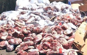 کشف بیش از ۲۷۵ کیلوگرم گوشت فاسد در کرج