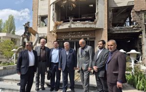 بازدید معاون وزیر علوم از بخش‌های آسیب‌دیده دانشگاه شهیدبهشتی