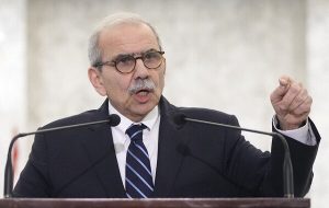 نواف سلام: به دنبال تقابل با حزب الله نیستیم