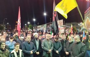 پنجاه و دومین حضور پرشور و شبانه مردم آستانه اشرفیه در میدان