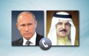 تاکید پوتین و پادشاه بحرین بر لزوم حل دیپلماتیک بحران در منطقه