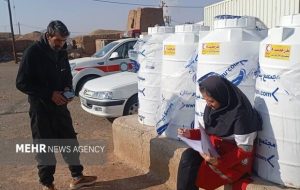 رفع بخشی از بحران آب ایوانکی و شاهرود با پروژه‌های آبی هلال احمر