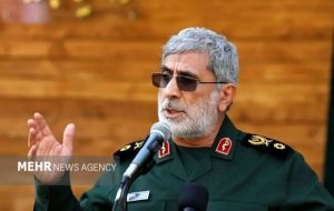 سردار قاآنی: مقاومت در قلب غزه قهرمان زنده است سردار قاآنی: مقاومت در قلب غزه قهرمان زنده است
