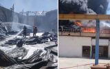 مهار کامل آتش در یونولیت‌سازی نظرآباد بدون تلفات جانی