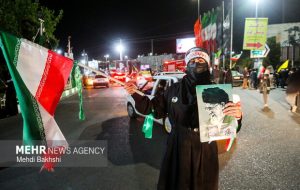 کاروان خودرویی قمی‌ها در هفتاد و چهارمین شب از حماسه حضور