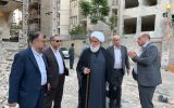 حمایت آیت الله رشاد از بازسازی و ساخت مجدد کنیسه آسیب دیده در جنگ