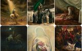 نقش شهادت در آثار محمدعلی نادری؛ وقتی قلمو با زبان درد سخن می‌گوید