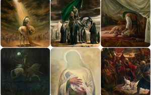 نقش شهادت در آثار محمدعلی نادری؛ وقتی قلمو با زبان درد سخن می‌گوید