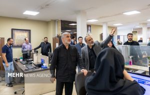 نیکزاد از خبرگزاری مهر بازدید کرد