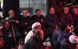 حضور رئیس جمهور در آیین روضه خانگی شهید علی لاریجانی حضور رئیس جمهور در آیین روضه خانگی شهید علی لاریجانی