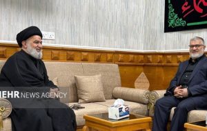 دیدار معتمدیان با تولیت آستان مقدس حضرت ابوالفضل العباس(ع)