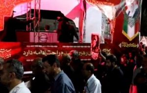 عزاداری برای رهبر شهید در دیّر عزاداری برای رهبر شهید در دیّر