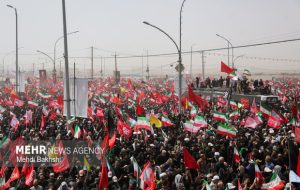 وداع تاریخی با رهبر شهید؛ پایتخت جهان اسلام در دریای جمعیت عزادار وداع تاریخی با رهبر شهید؛ پایتخت جهان اسلام در دریای جمعیت عزادار