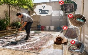 چرا شستشوی خانگی فرش دیگر مانند گذشته رایج نیست؟ دلایل و راهکارها چرا شستشوی خانگی فرش دیگر مانند گذشته رایج نیست؟ دلایل و راهکارها